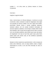 atividade reflexiva prática de Ensino de ciências