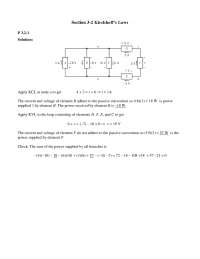 solution of electric circuit
