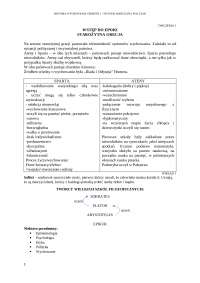 Psychologia i spcjologia - teoria wychowania, I rok studiów