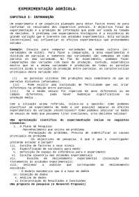 Experimentação Agricola "analises factoriais"