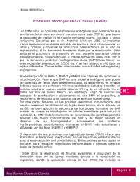 Proteinas Morfogenéticas  Oseas