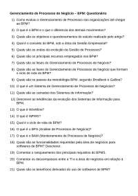 gestão de processos e negócios