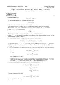 examen analyse fonctionnelle