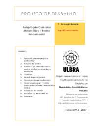 Adaptação Curricular - Matemática Básica