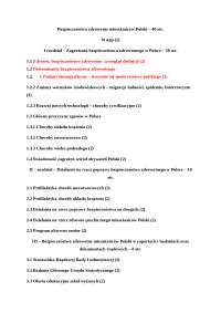 Bezpieczeństwo zdrowotne mieszkańców Polski