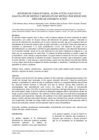 SÍNTESIS DE PARACETAMOL, ÁCIDO ACETIL SALICÍLICO,   SALICILATO DE METILO Y BENZOATO DE METILO POR MEDIO DEL PROCESO DE ESTERIFICACIÓN