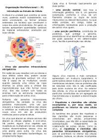 Introdução ao Estudo da Célula - Docsity