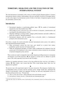 Riassunto The evolution of the international system - Docsity
