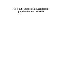 Intro to Programming Languages- Additional exercises solutions - Docsity