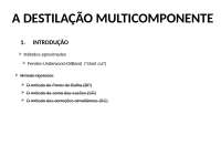 Destilação Multicomponente