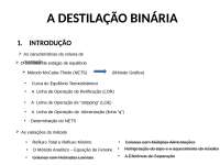 Destilação Binária McCabe