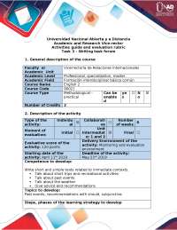 Actividad 2 de ingles - Docsity