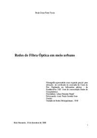 Redes de fibra ópticas