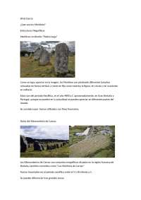 Los Menhires y Dolmenes: Estructuras Megalíticas de la Edad de Piedra