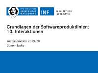 Folien Grdl. der Softwareproduktlinien-Interaktionen