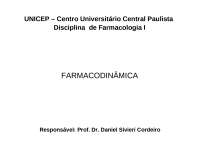 Farmacologia Básica: Farmacodinâmica