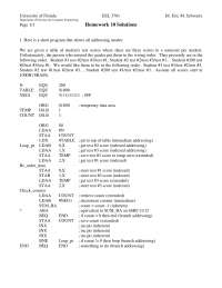 Electrical & Computer Engineering: Homework 10 Solutions | - Docsity