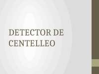 Detector de centelleo de partículas radiactivas