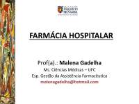 Farmácia Hospitalar - Estrutura Organizacional