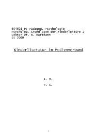 Kinderliteratur im Medienverbund