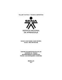 tactica y tecnica deportiva