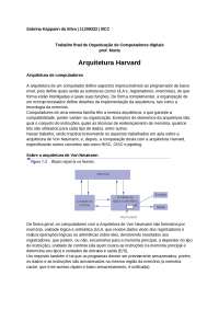 Arquitetura Harvard - um breve resumo