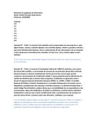 Prova legislação de informatica