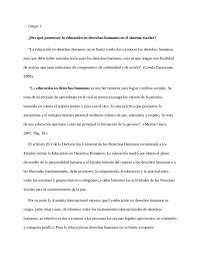 El docente como orientador de los derechos humanos fundamentales
