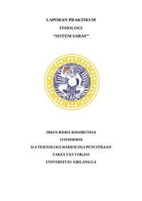 Laporan praktikum sistem saraf