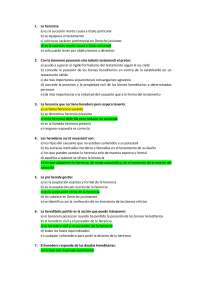 Tipo test examenes derecho romano