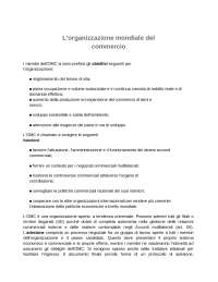 Organizzazione Mondiale del Commercio. Sintesi del libro