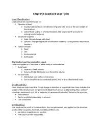 Structural Analysis: Loads, Load Paths, and Design Principles