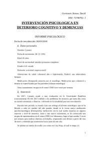 Ejemplo informe demencias