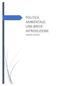 Enviromental Politics: a Very Short Introduction