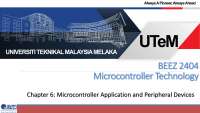 Microcontroller Technology - Docsity