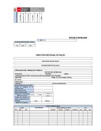 ESQUEMA DE FICHA FAMILIAR
