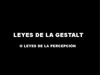 La gestalt aplicada a la teoría de la imagen