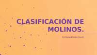Clasificación de Molinos