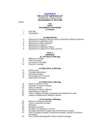 Tanzania marriage ordinance