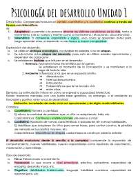 Psicología del desarrollo, El ciclo vital, Infancia y Adolescencia