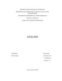 analisis sobre universidad simon rodriguez