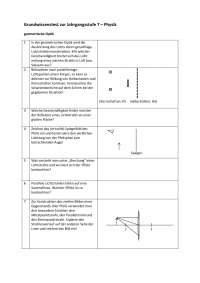 Grundwissenstest Physik für die Jahrgangsstufe 7