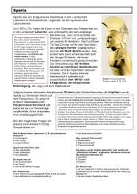 Arbeitsblatt zu Sparta, Griechenland