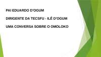 Falando sobre a Nação Omolokô