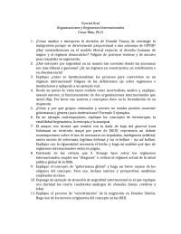 parcial organizaciones y regimenes internacionales