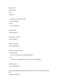 Archivos en java ejercicio - Docsity