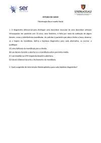 Bucomaxilofacial estudo de caso