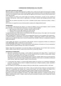 cooperazione allo sviluppo modelli istituzionali
