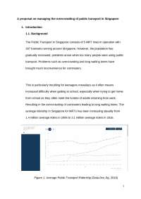 Singapore MRT Proposal of Improvements