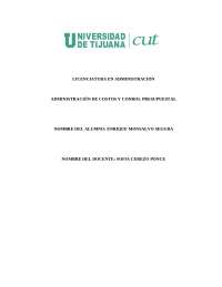 cuestionario libro contabilidad de costos